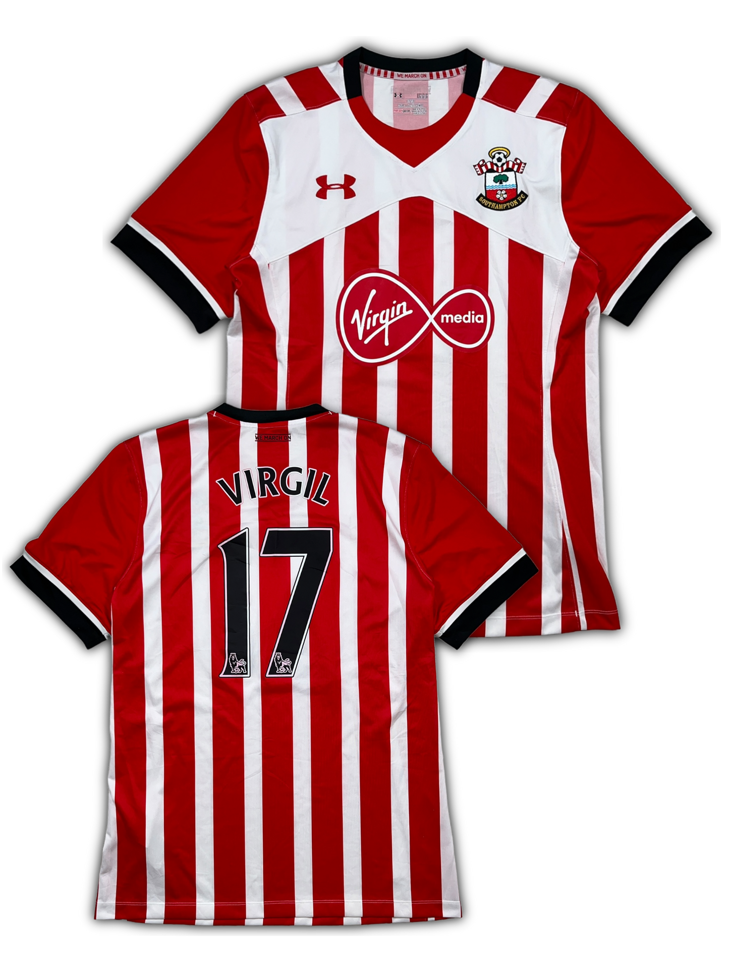 Under Armour Southampton #17 Virgil Van Dijk 2016/17 Heimtrikot (L)