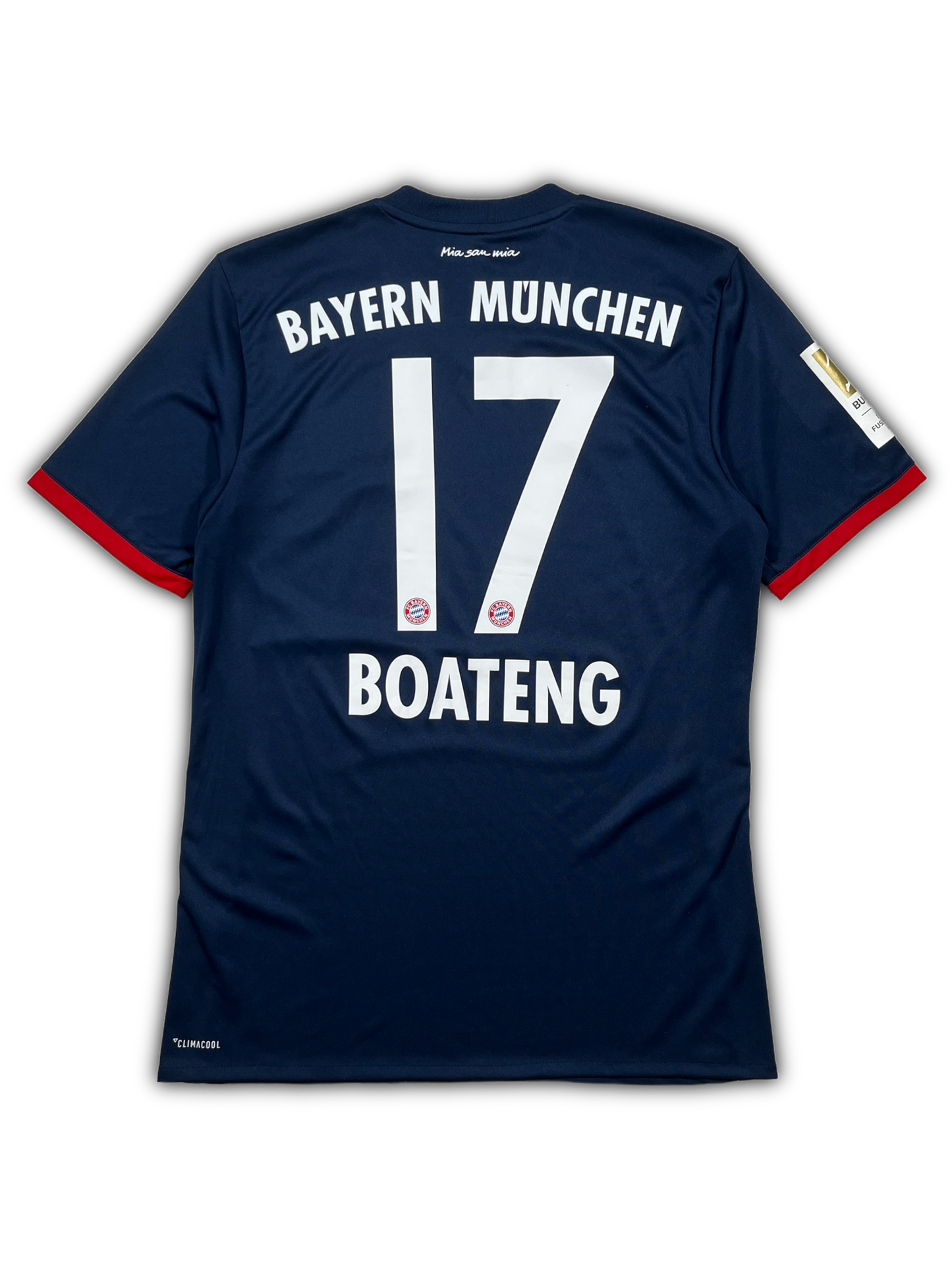 Adidas Bayern München #17 Boateng 2017/18 Auswärtstrikot (S)