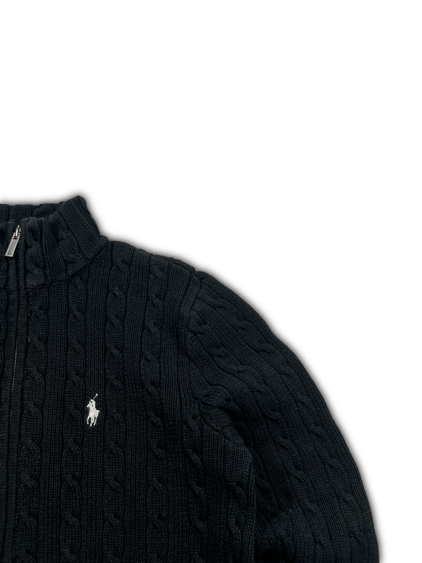 Polo Ralph Lauren Strickpullover mit Reißverschluss (M)