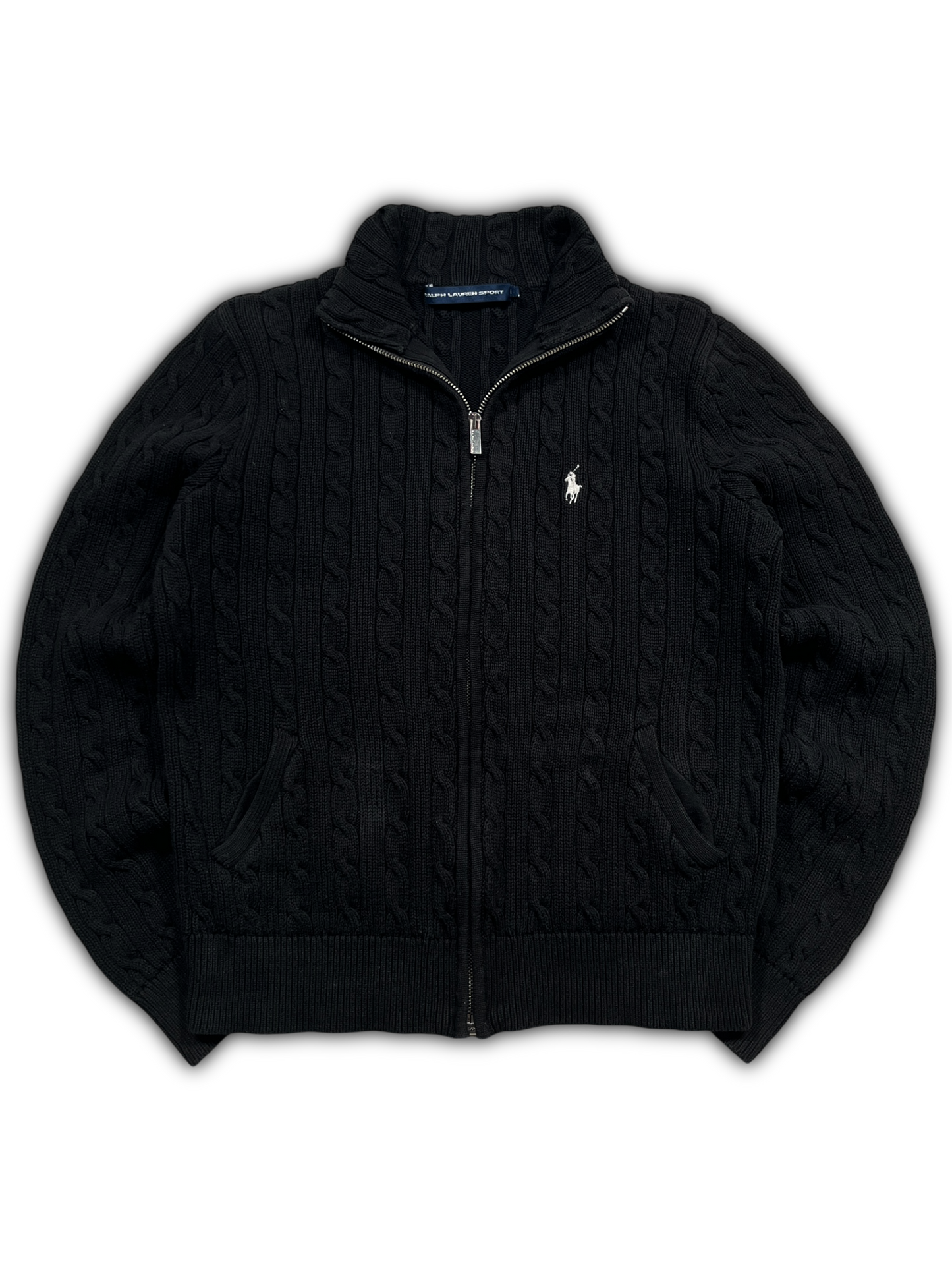 Polo Ralph Lauren Strickpullover mit Reißverschluss (M)