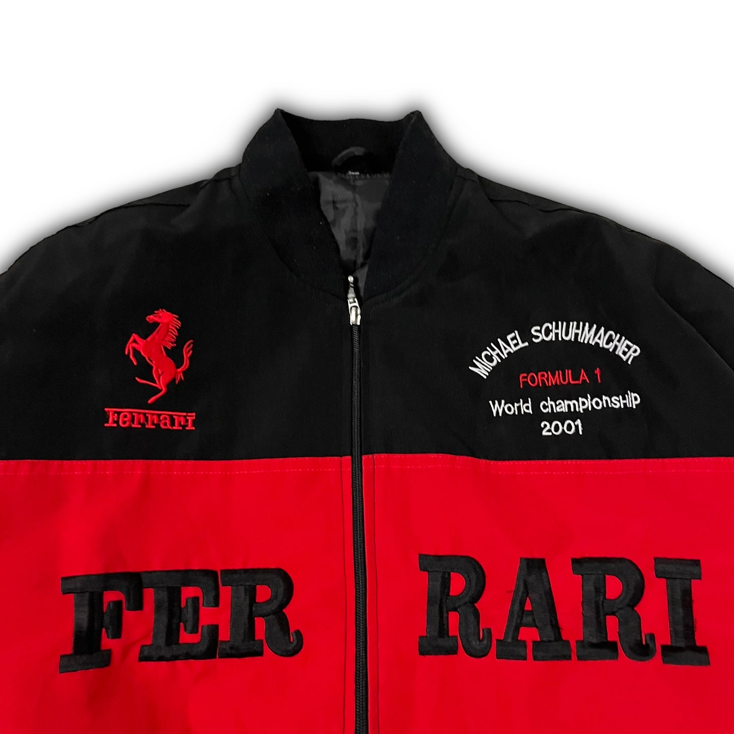 Vintage Ferrari Formel 1 Racing Schumacher 2001 Jacke (XL)