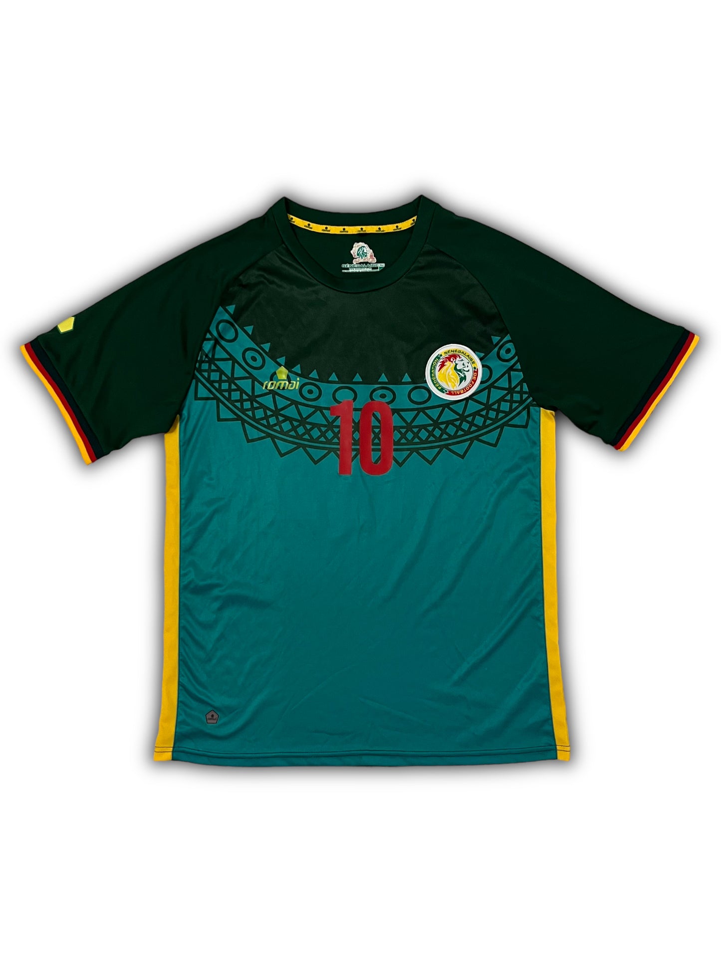 Senegal #10 Sadio Mané 2017 Auswärtstrikot Trikot (L)