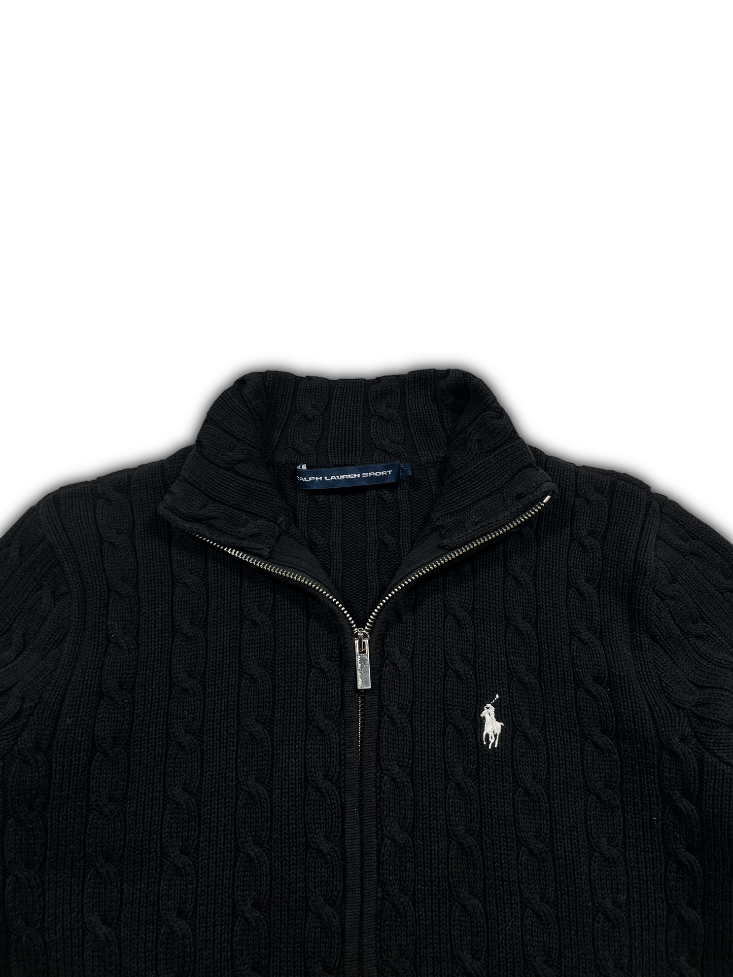 Polo Ralph Lauren Strickpullover mit Reißverschluss (M)