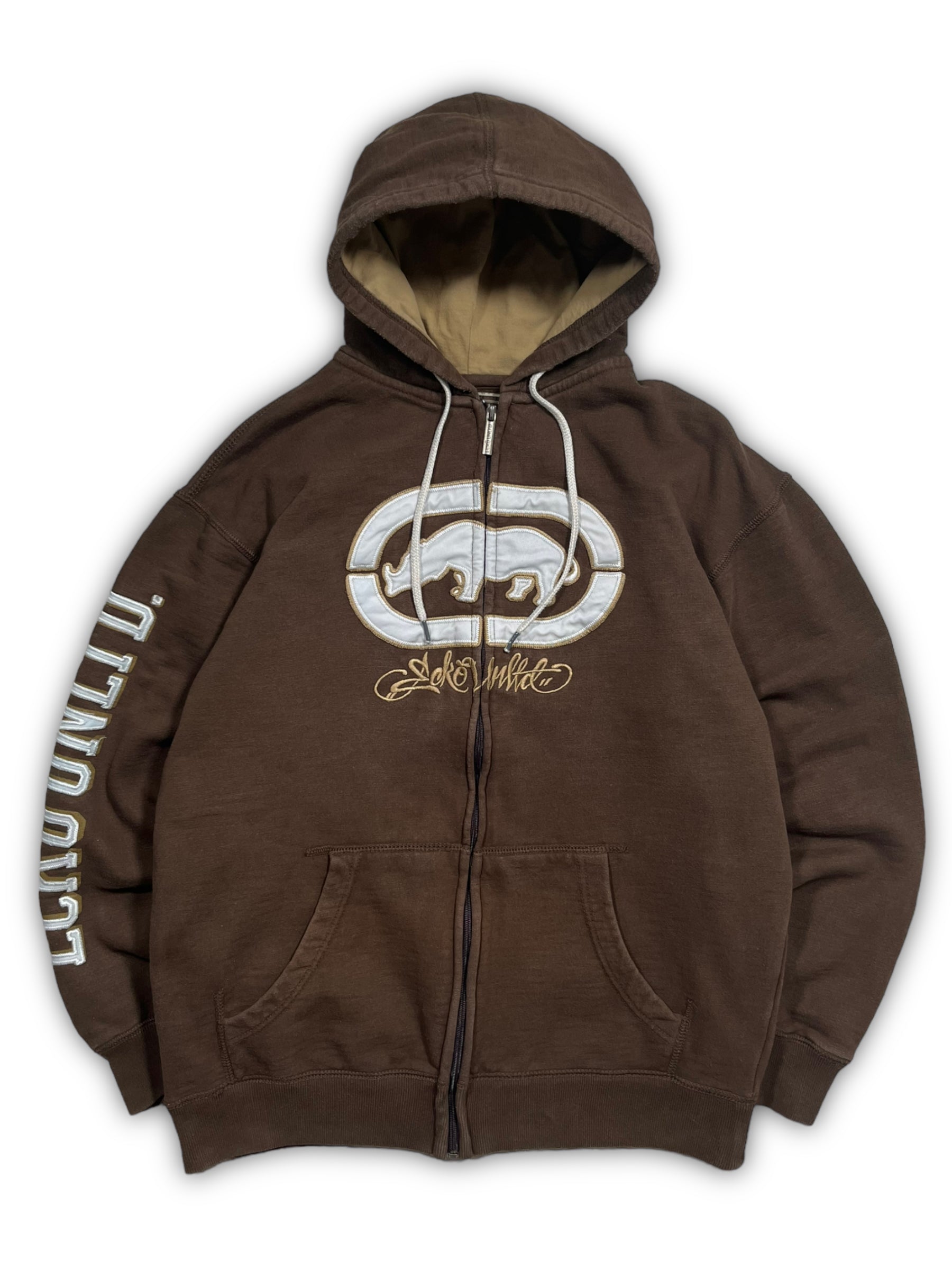 Ecko Unltd Hoodie Vintage ECKO UNLTD Vintage Embroidered Patch Zip