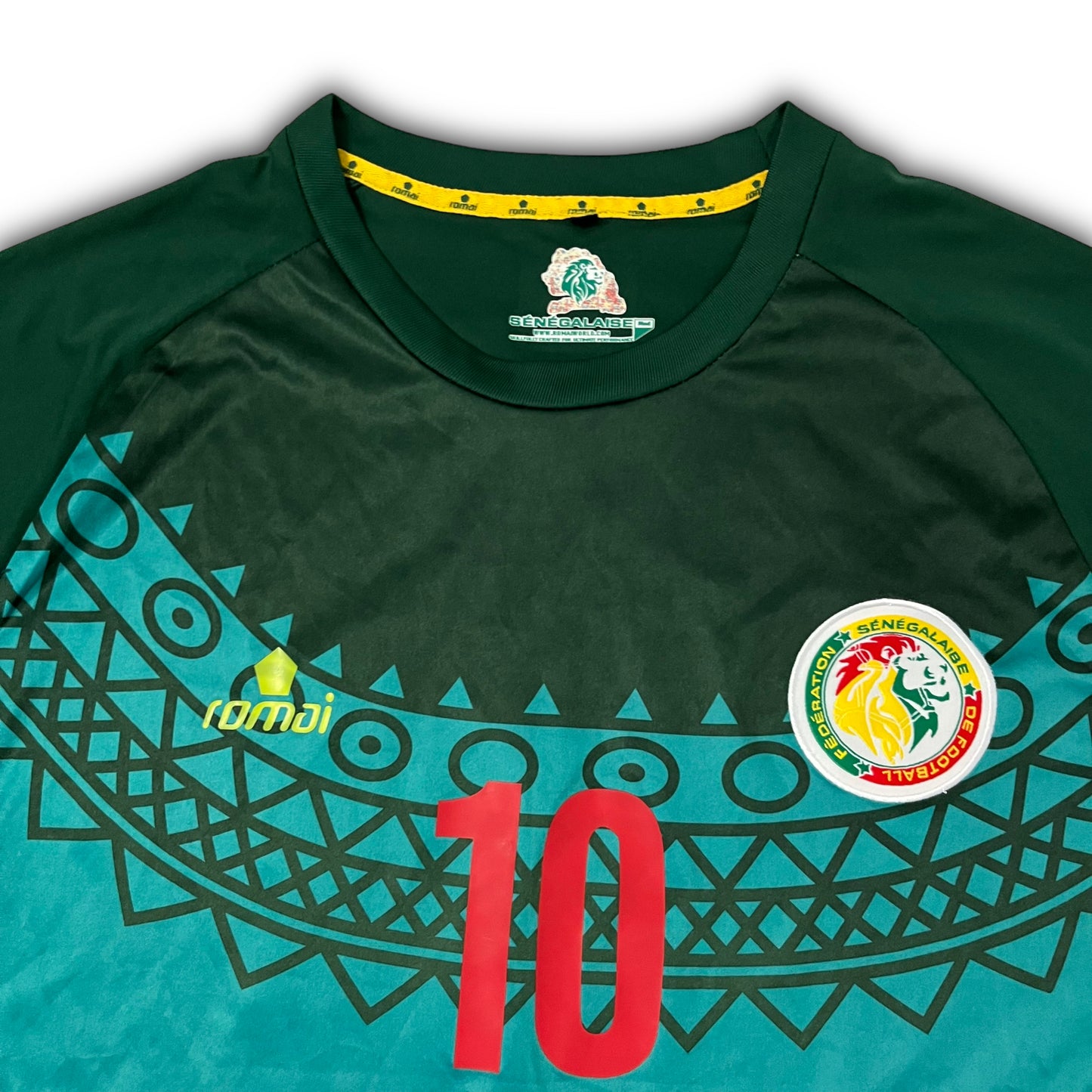 Senegal #10 Sadio Mané 2017 Auswärtstrikot Trikot (L)