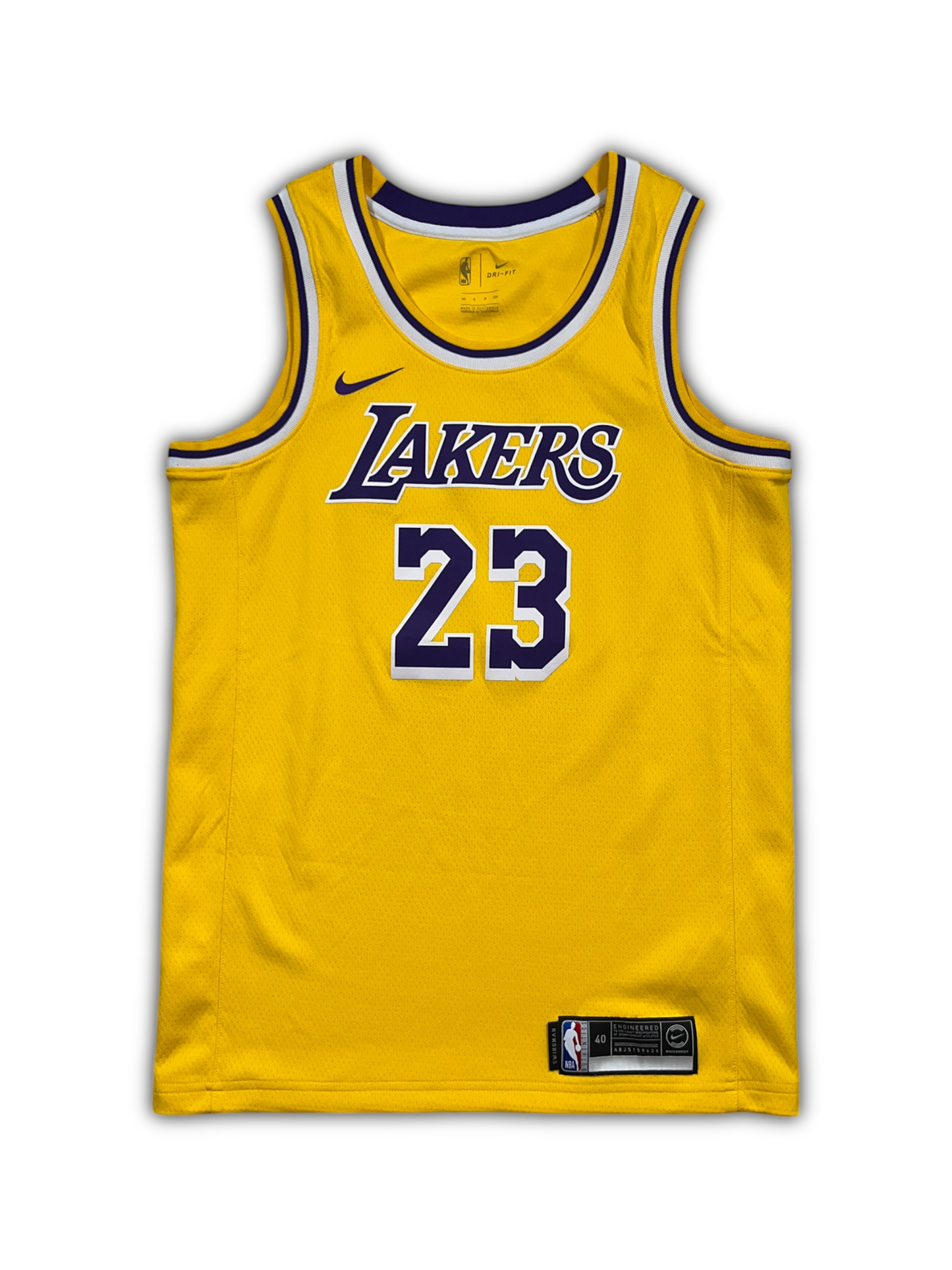 Nike Lakers #23 LeBron James Trikot (S)