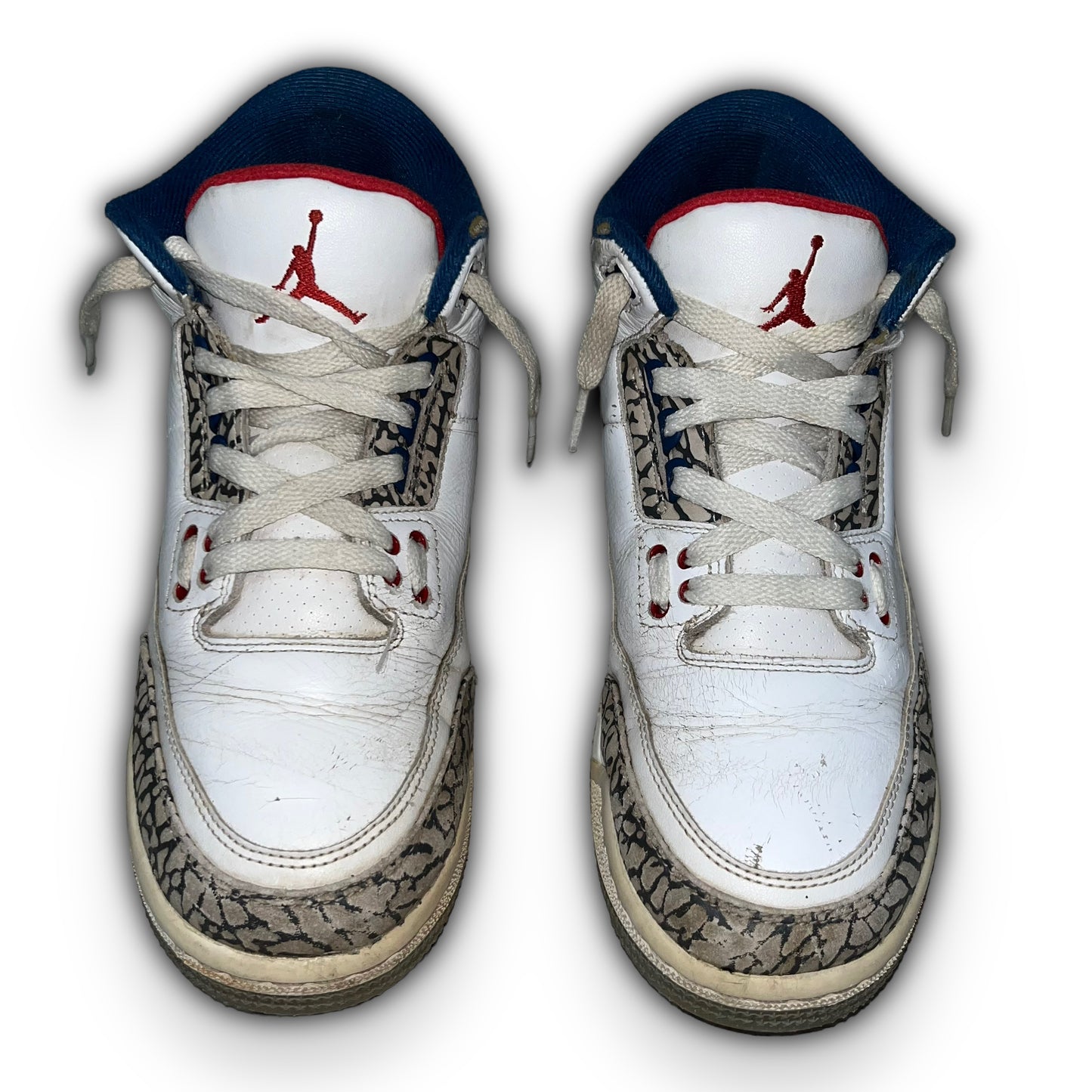 Jordan 3 Retro „True Blue“ GS Schuhe (EU 40)