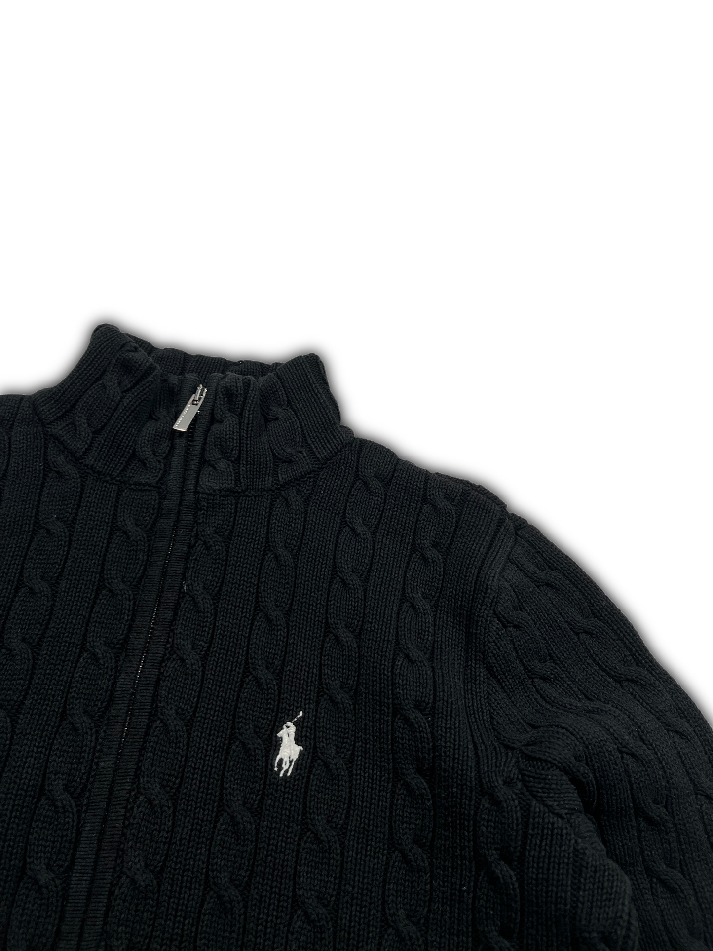Polo Ralph Lauren Strickpullover mit Reißverschluss (M)