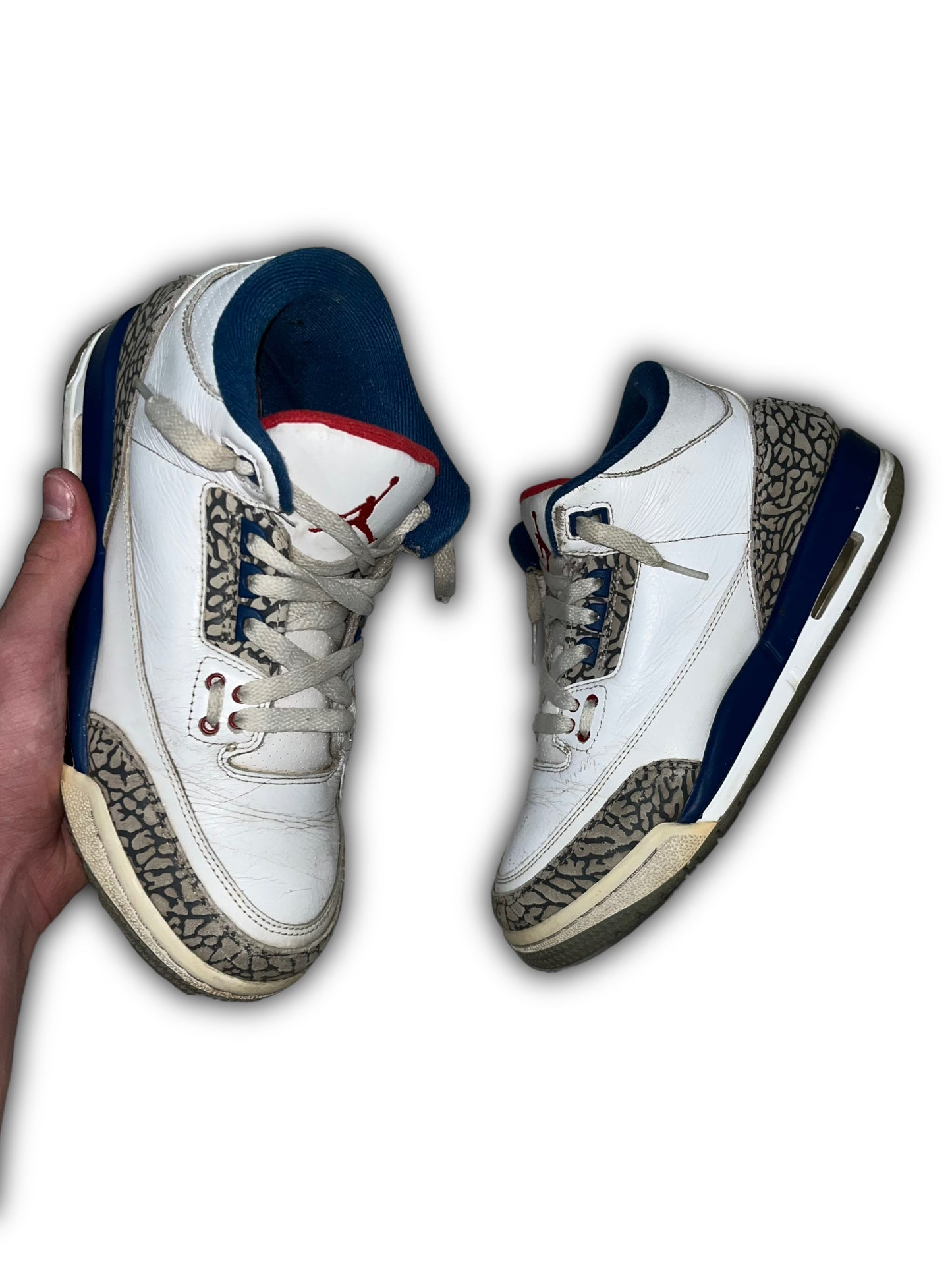 Jordan 3 Retro „True Blue“ GS Schuhe (EU 40)