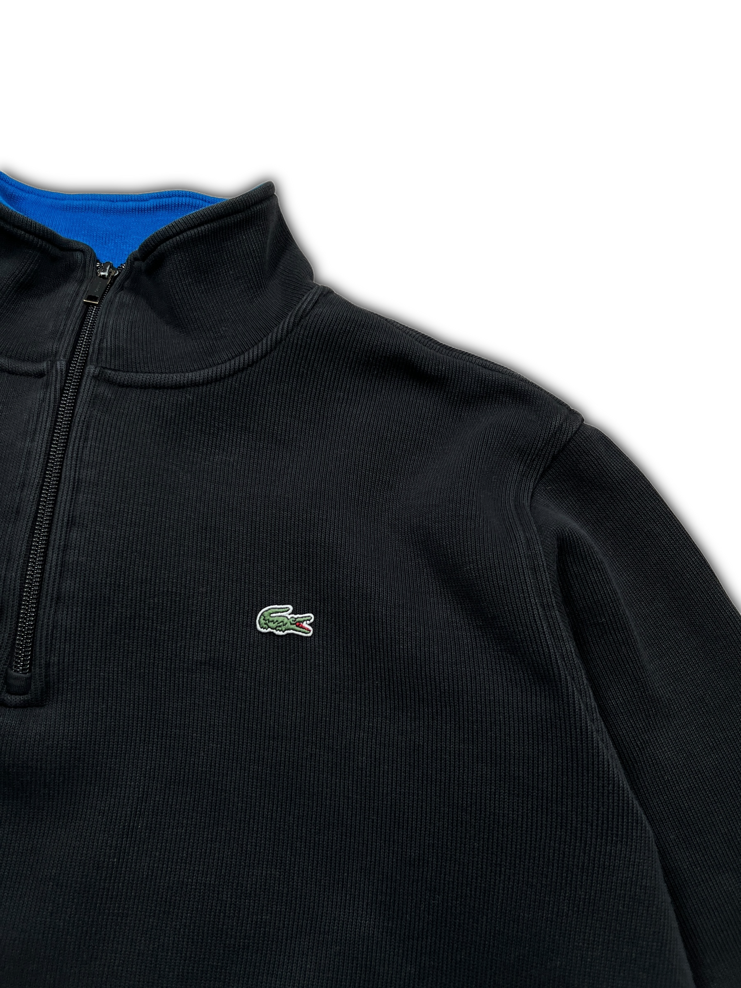 Lacoste Pullover mit halbem Reißverschluss (L)