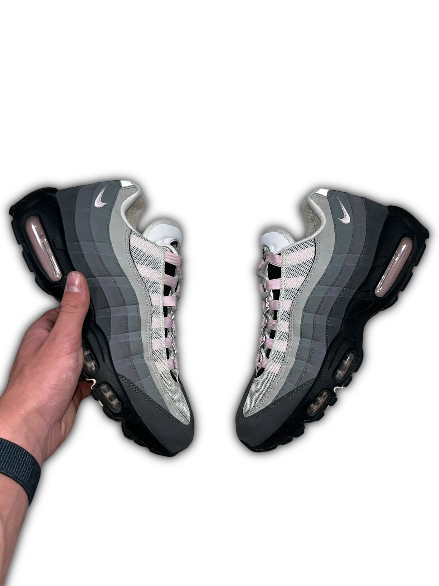 Nike Air Max 95 „Gunsmoke Pink Foam“ Schuhe (EU 44) nu