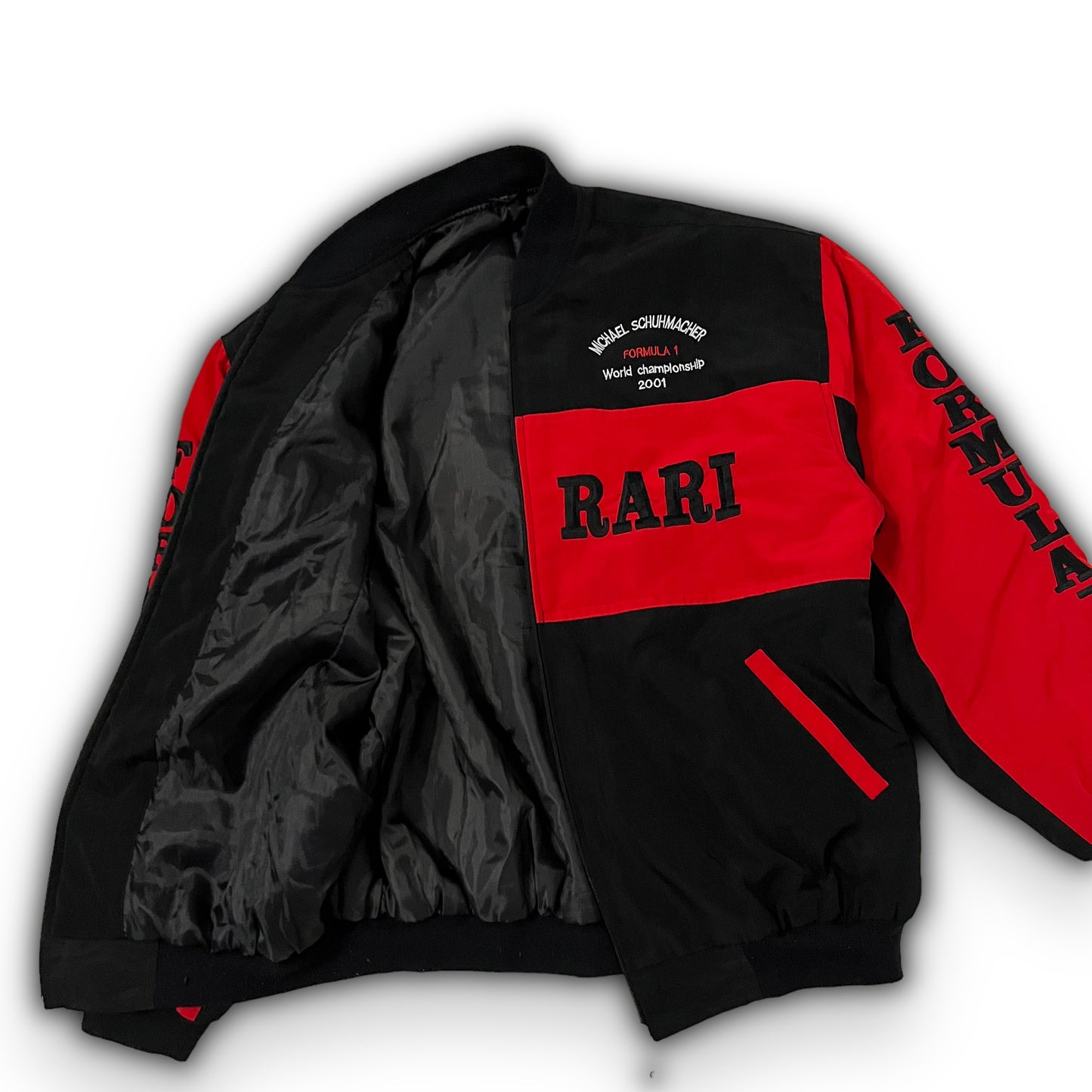 Vintage Ferrari Formel 1 Racing Schumacher 2001 Jacke (XL)