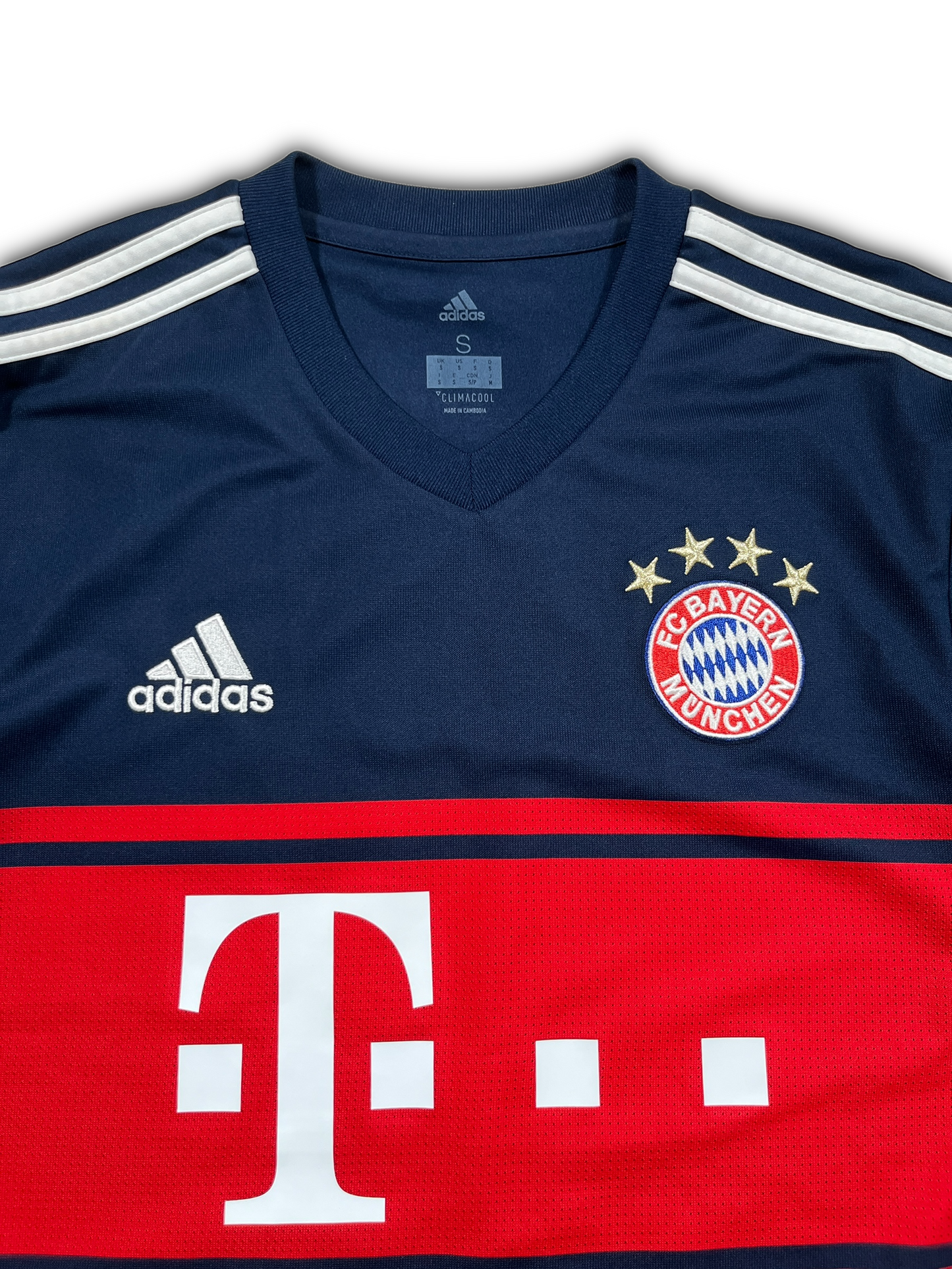 Adidas Bayern München #17 Boateng 2017/18 Auswärtstrikot (S)