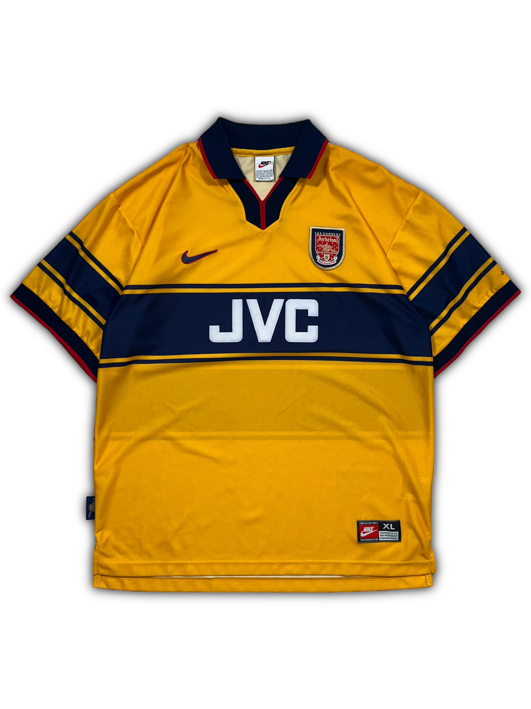 Arsenal 1997 Kit Nike Arsenal 1997-99 Away Jersey (XL) – Taka Vintage