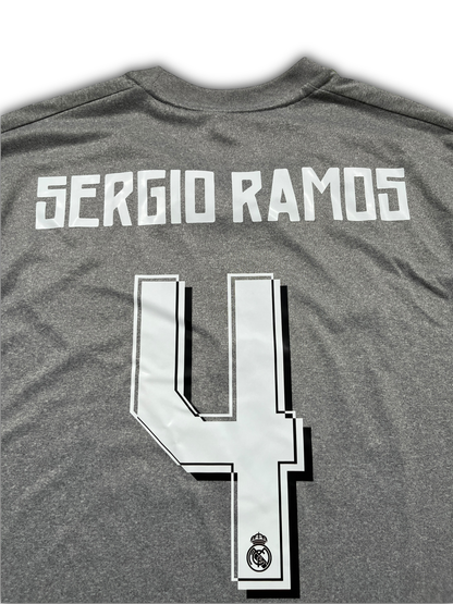 Adidas Real Madrid #4 Sergio Ramos 2015/16 Away Jersey (XL)