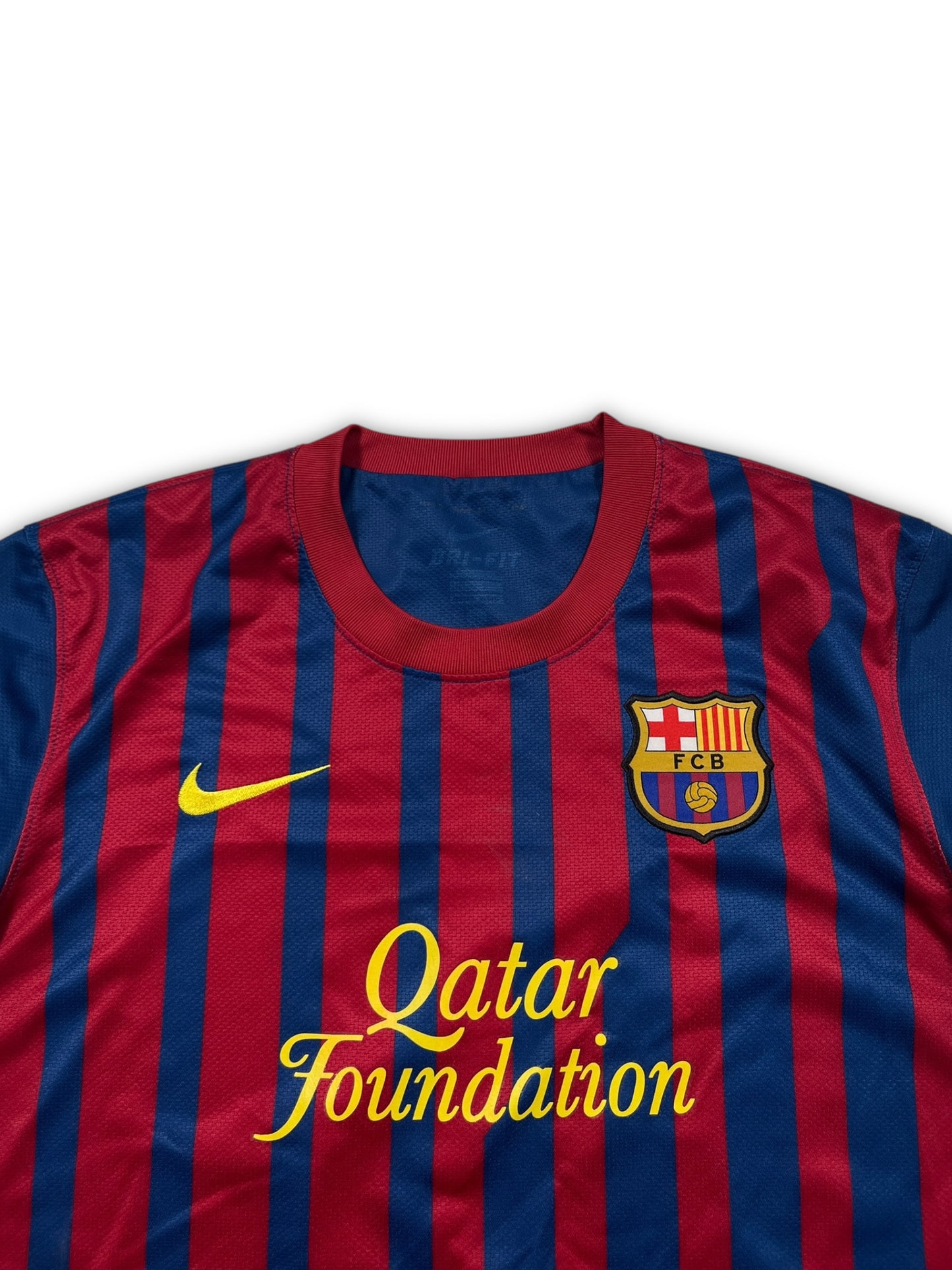 Nike Barcelona #6 Xavi 2011/12 Home Jersey (L)