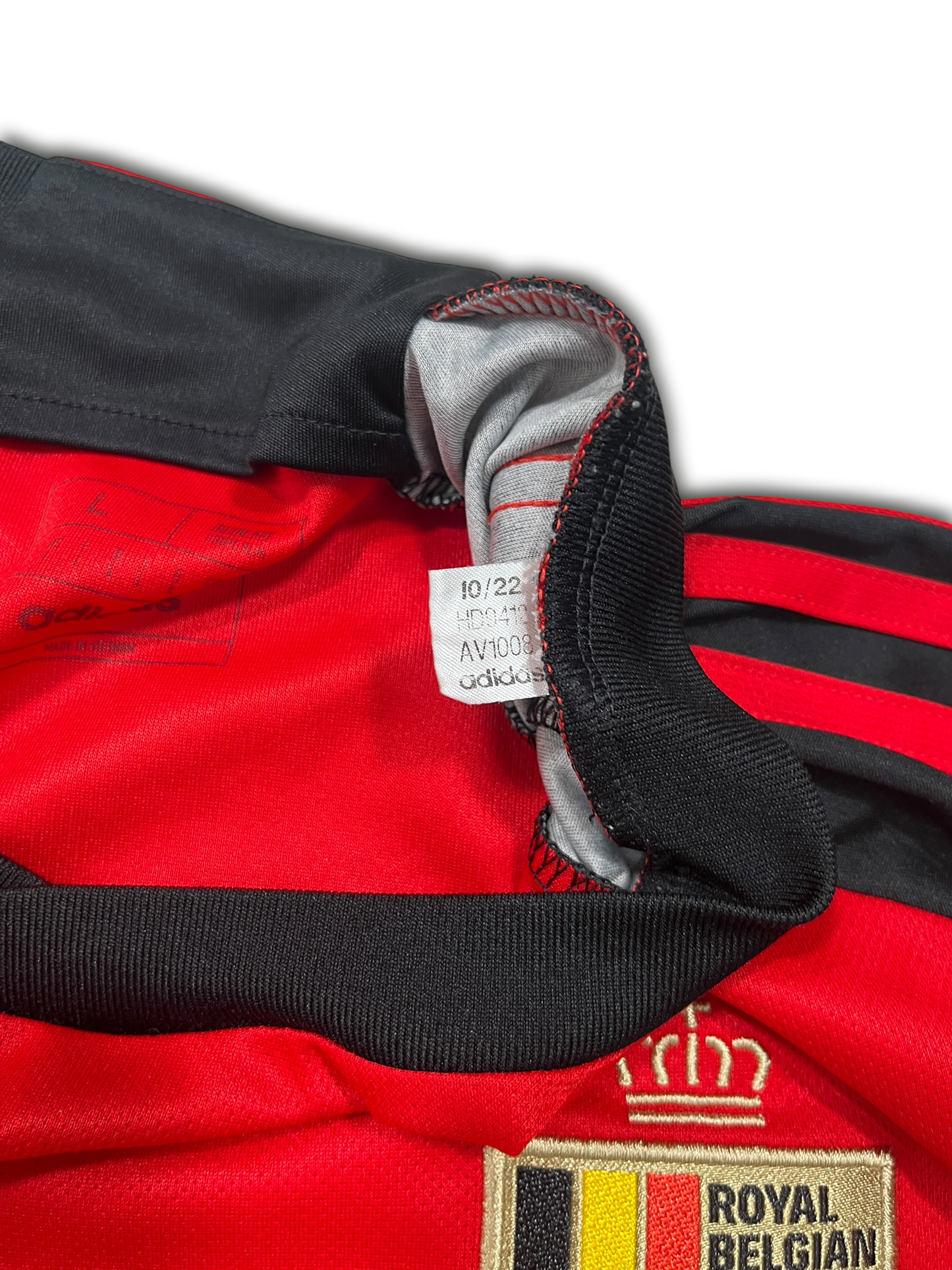Adidas Belgium 2022 World Cup Home Jersey (L)