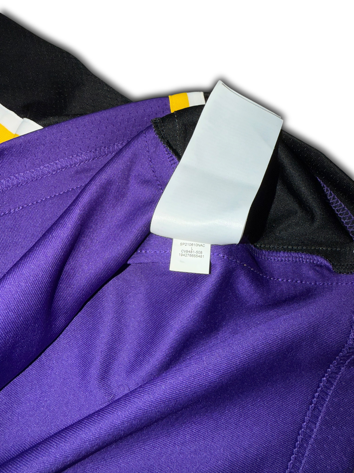 Nike Jordan Lakers #23 LeBron James Basketball Jersey (L)