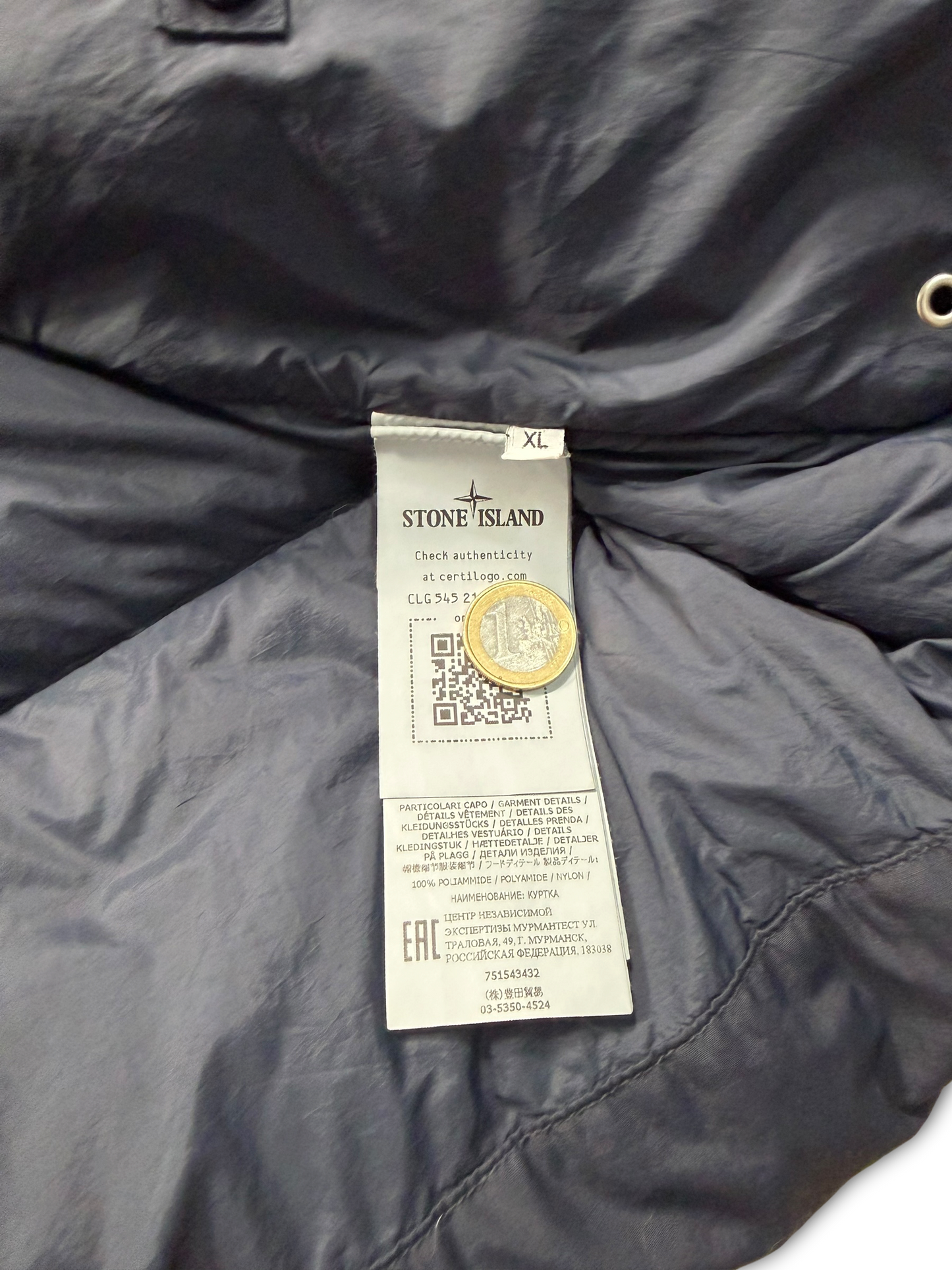 Stone Island Puffer Jacket (XL)