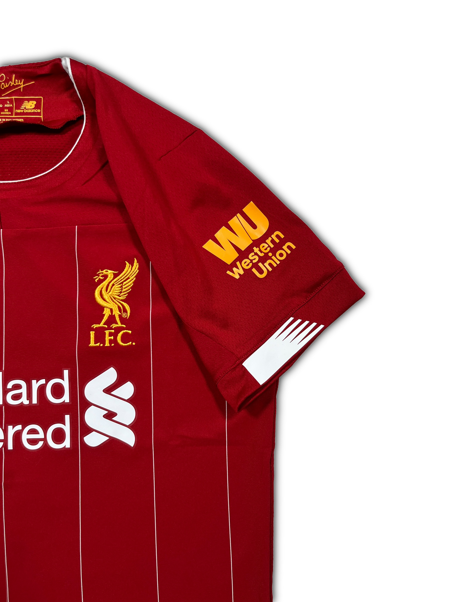 New Balance Liverpool #4 Virgil Van Dijk 2019/20 Home Jersey (S)