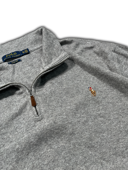 Polo Ralph Lauren Quarter-Zip Sweater (XL)-Taka Vintage