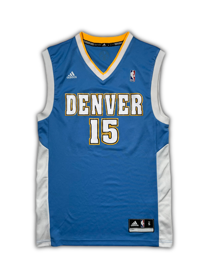 Adidas Denver Nuggets #15 Carmelo Anthony NBA Jersey (S)