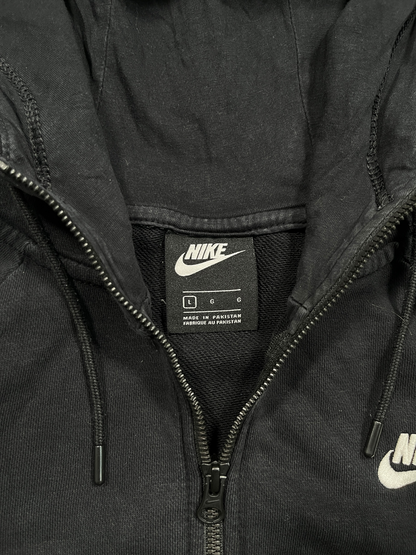 Nike Zip-Up Hoodie (L)-Taka Vintage