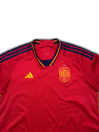 Adidas Spain 2022 World Cup Home Jersey (XL)