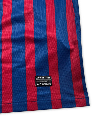 Nike Barcelona #6 Xavi 2011/12 Home Jersey (L)