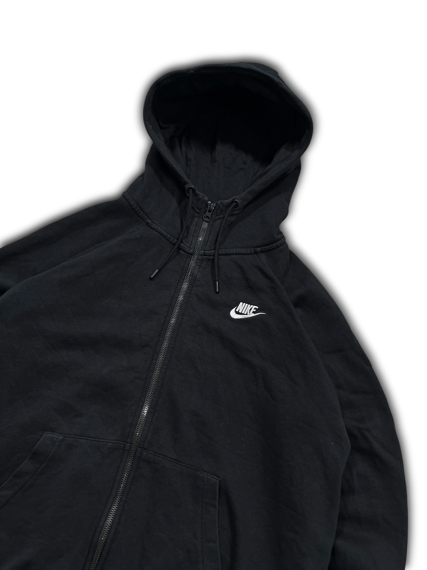 Nike Zip-Up Hoodie (L)-Taka Vintage