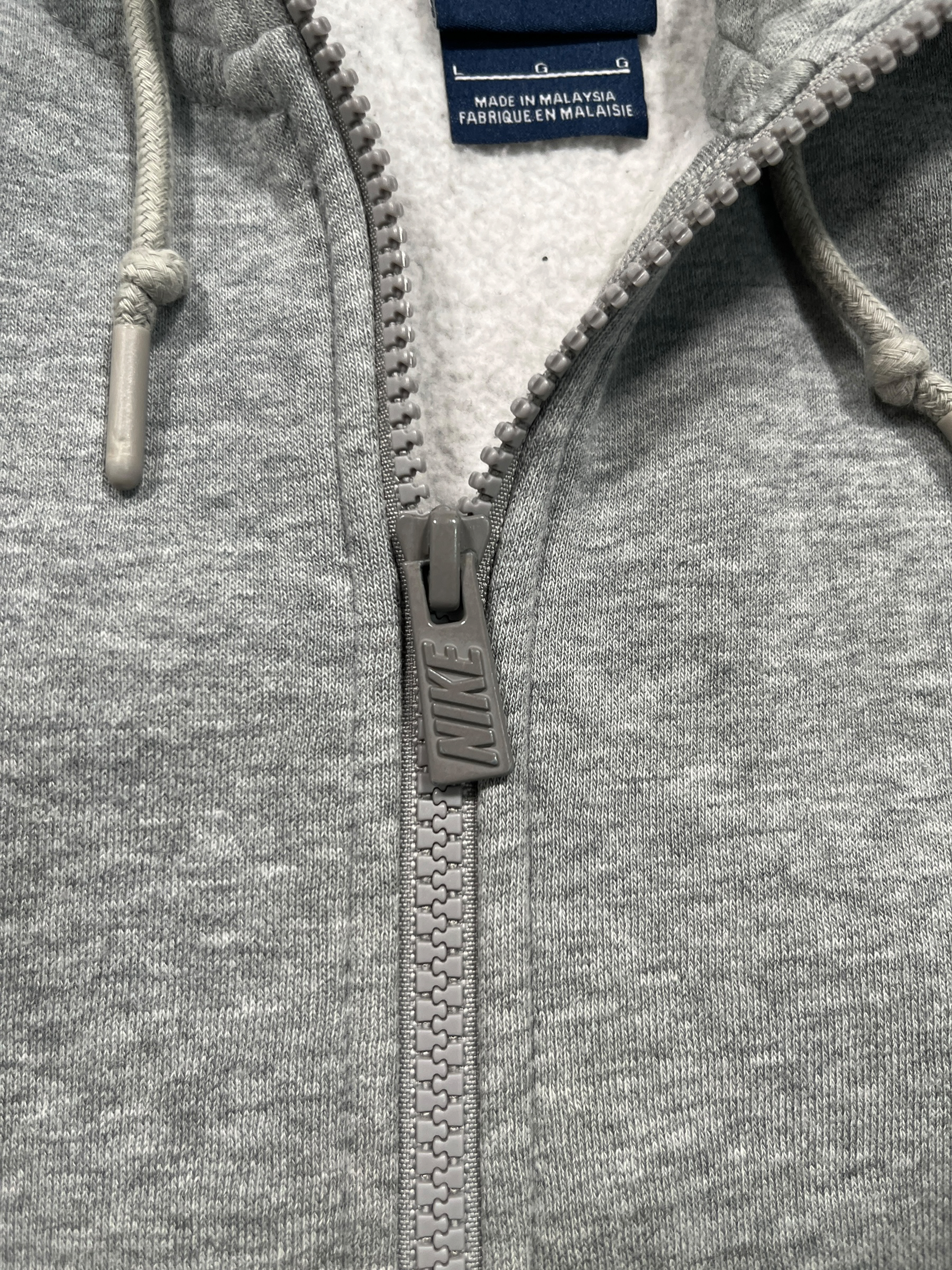 Nike Zip-Up Hoodie (L)-Taka Vintage