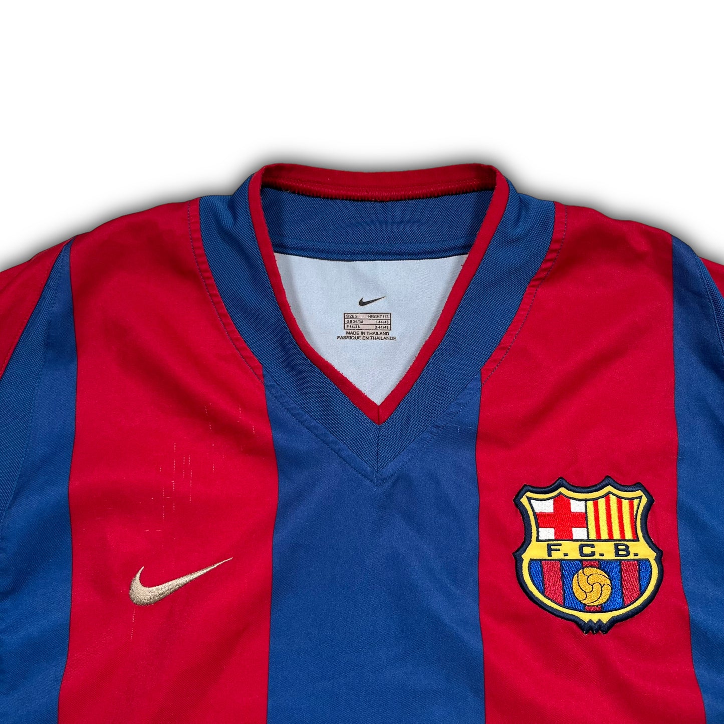 Nike Barcelona 2002/03 Home Kit Trikot Jersey (S)