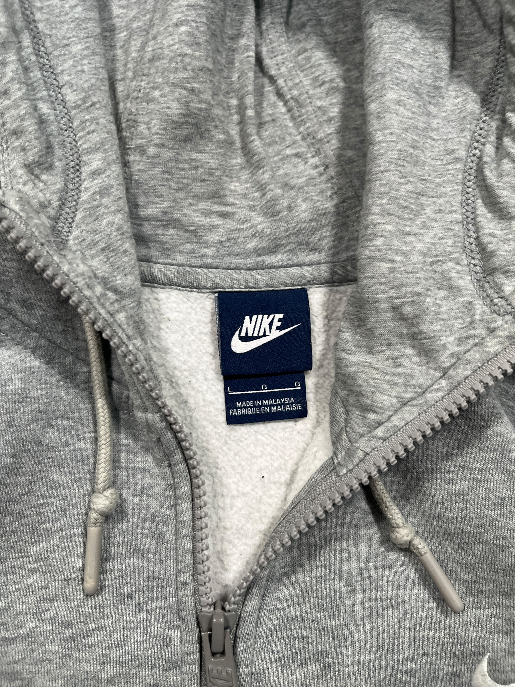 Nike Zip-Up Hoodie (L)-Taka Vintage