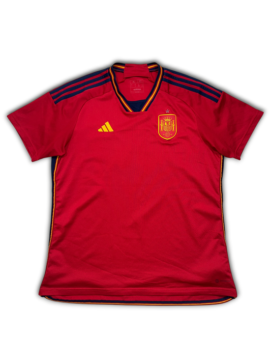 Adidas Spain 2022 World Cup Home Jersey (XL)