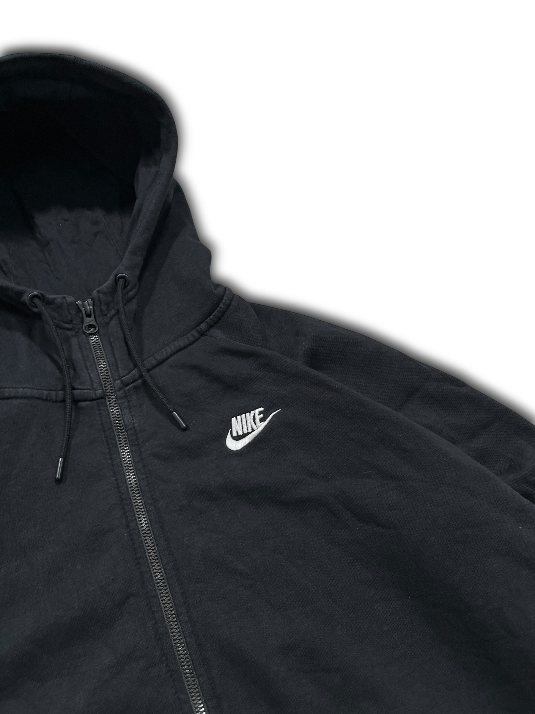 Nike Zip-Up Hoodie (L)-Taka Vintage