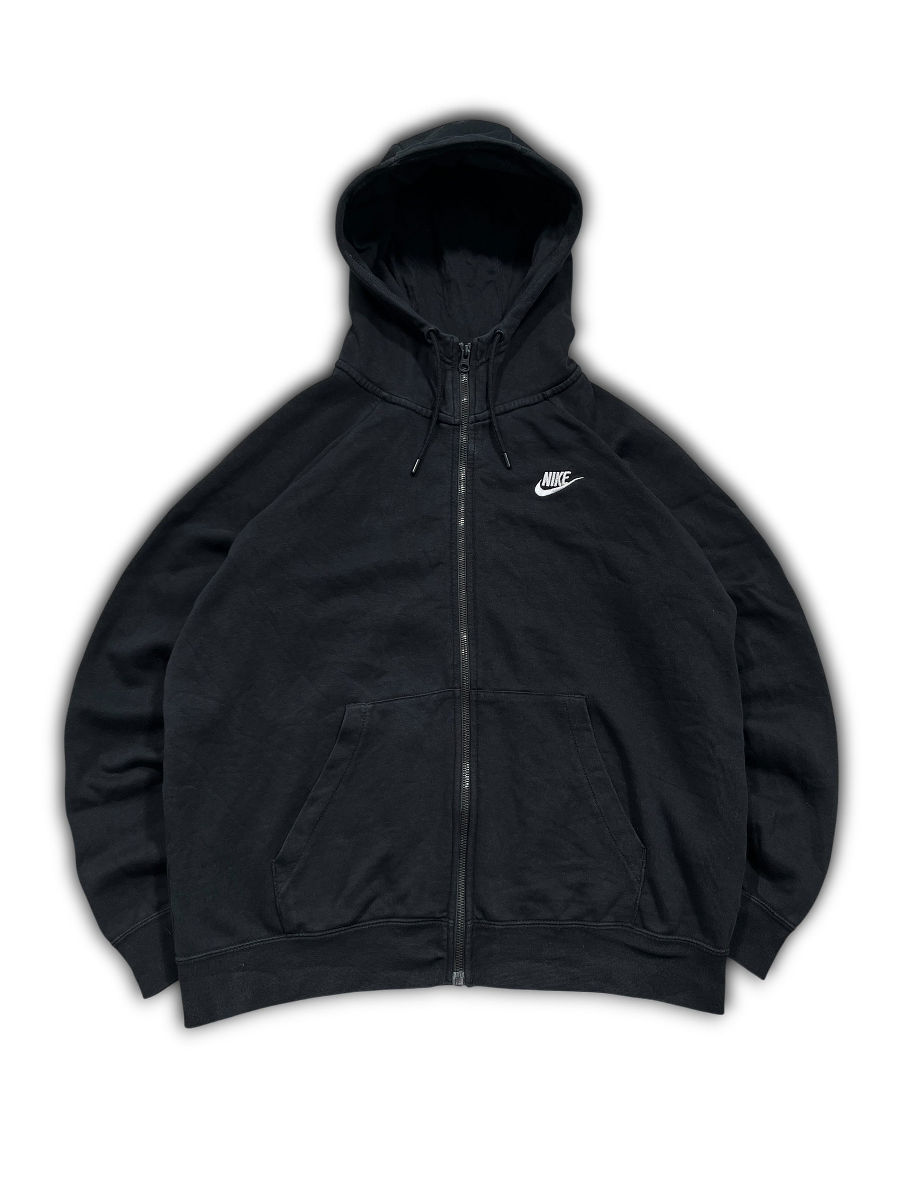 Nike Zip-Up Hoodie (L)-Taka Vintage
