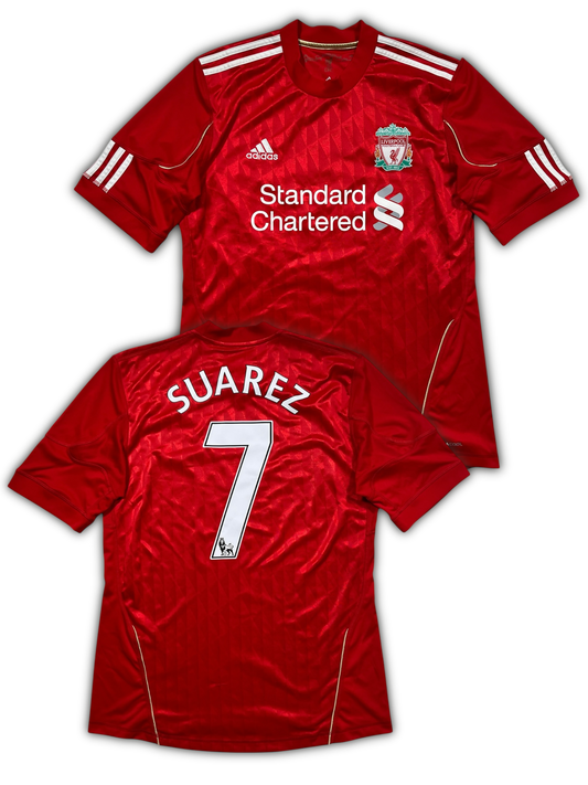 Adidas Liverpool #7 Suarez 2010-12 Home Jersey (M)
