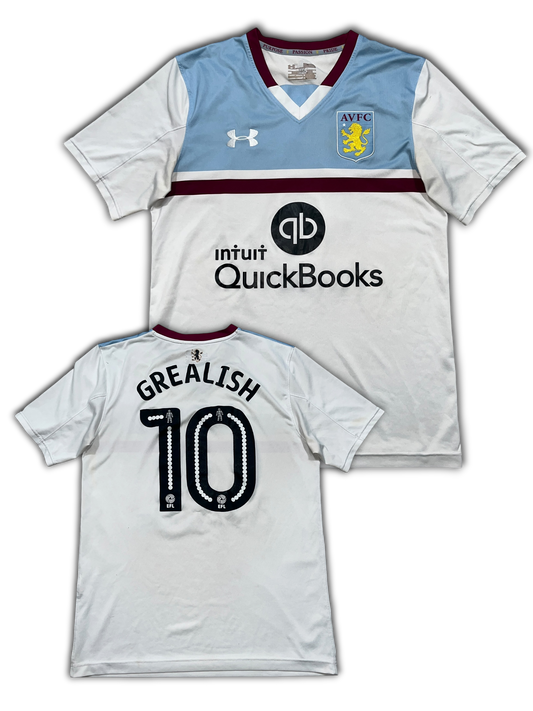 Under Armour Aston Villa #10 Grealish 2016/17 Away Jersey (M)