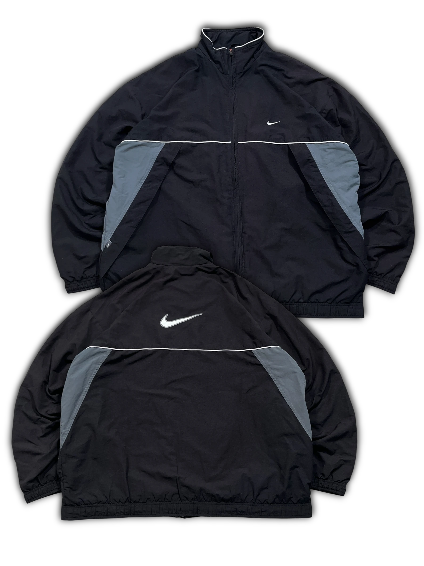 Nike 90s Back Swoosh Track Jacket (XL)-Taka Vintage