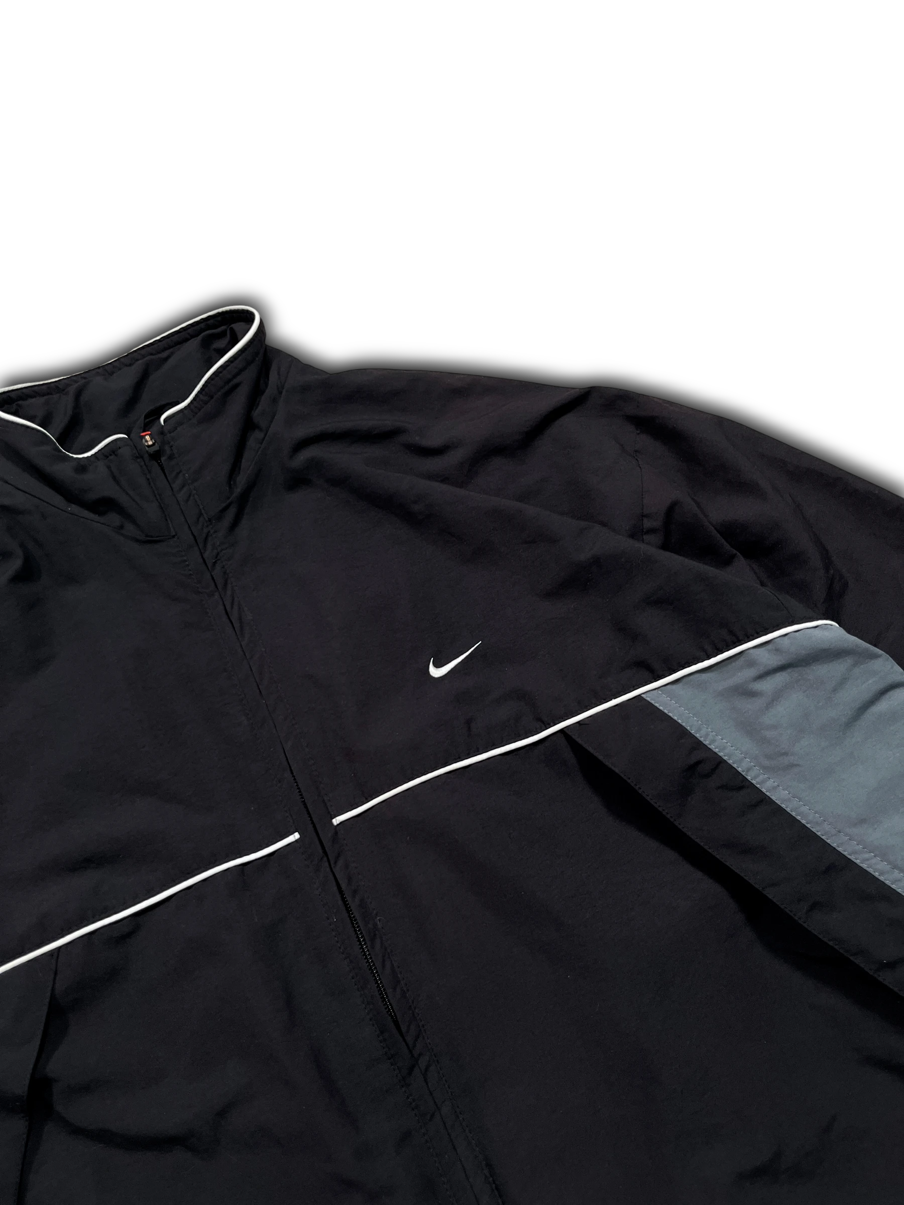 Nike 90s Back Swoosh Track Jacket (XL)-Taka Vintage
